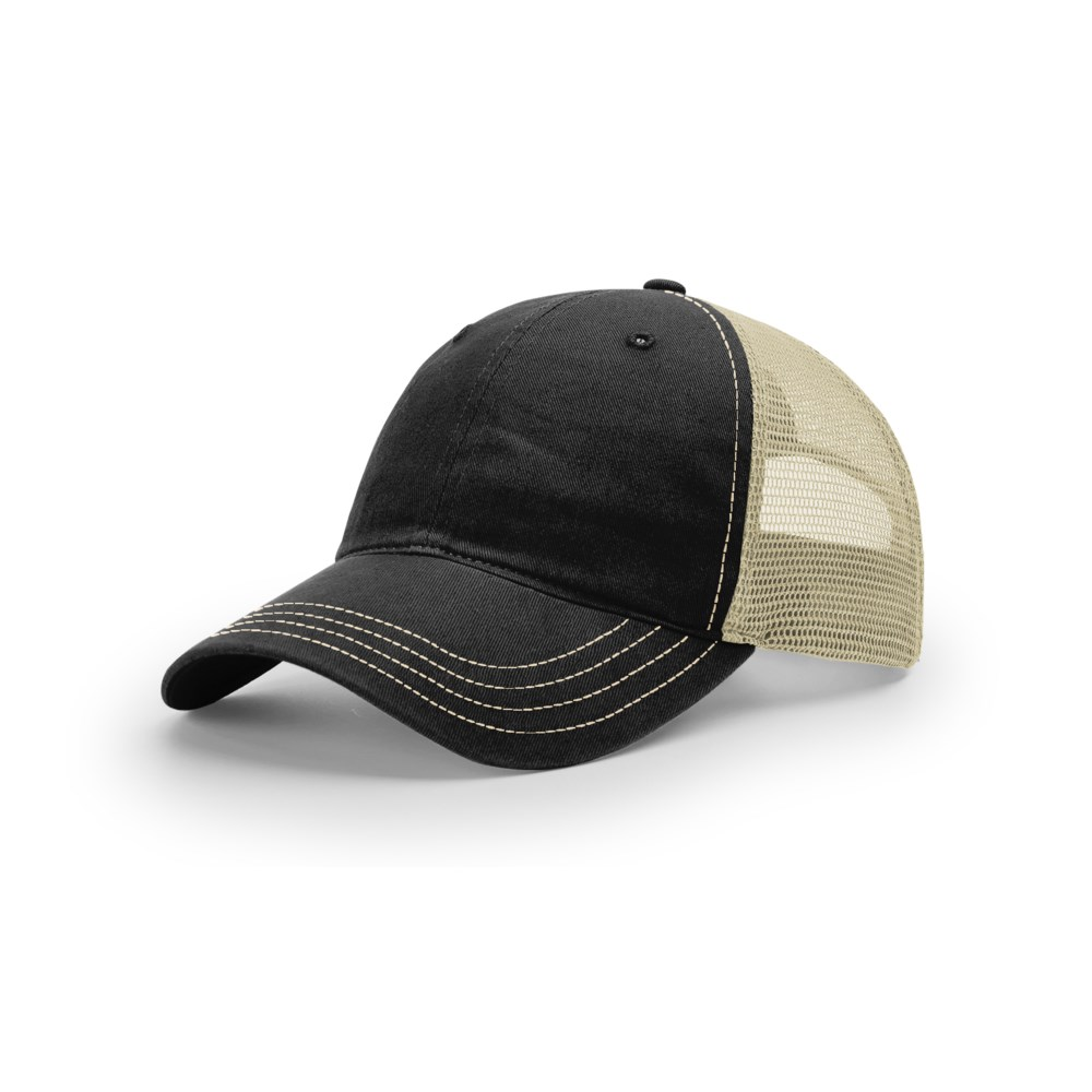 Richardson 111 blank cap – Black/Khaki