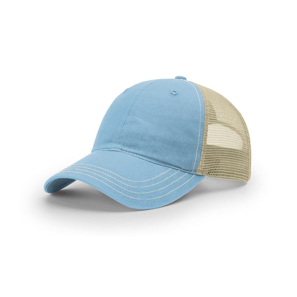 Richardson 111 blank cap – Columbia Blue/Khaki
