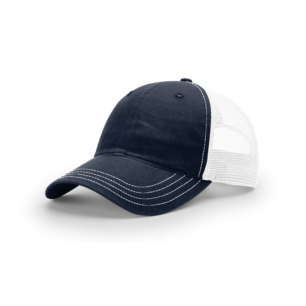 Richardson 111 blank cap – Navy/White