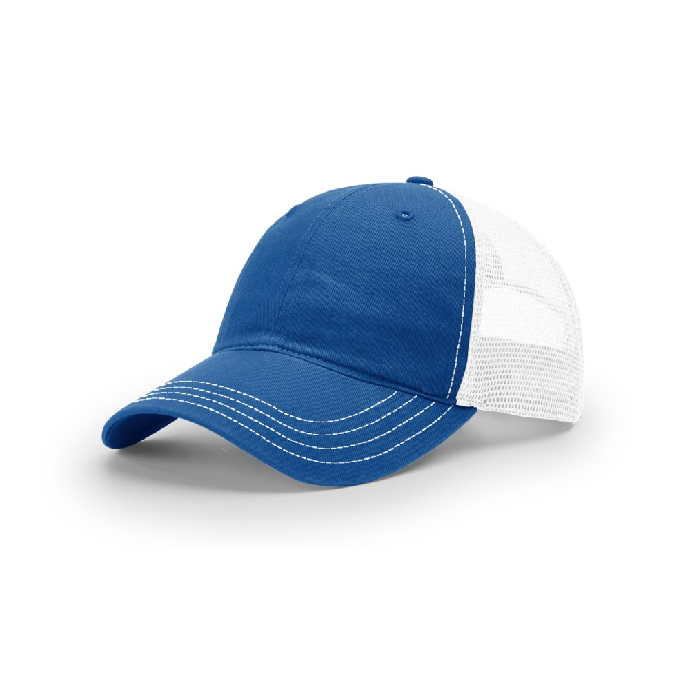 Richardson 111 blank cap – Royal/White