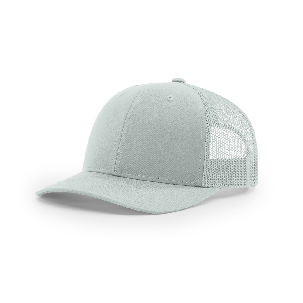 Richardson 112 blank hat in Quarry — front angled view