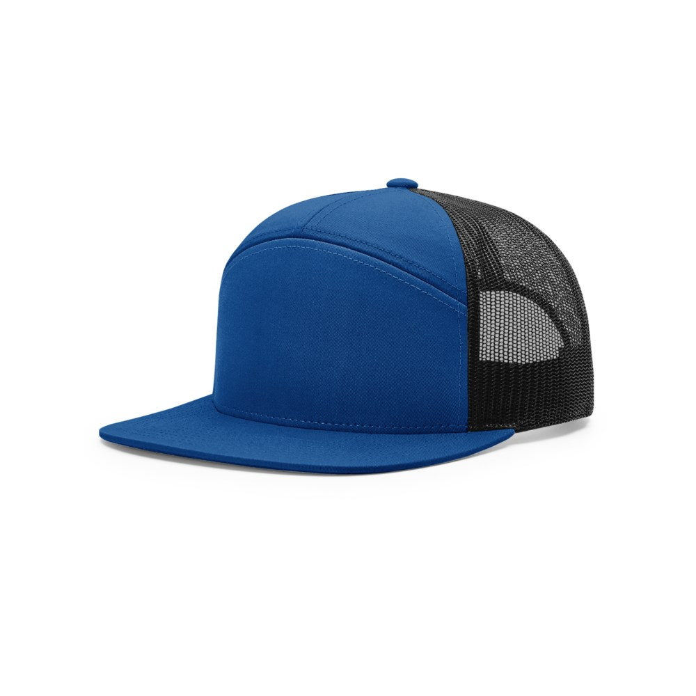 Richardson 168 blank cap – Royal/Black