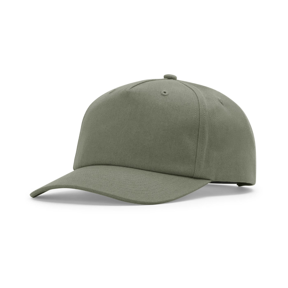 Richardson 356 blank hat in Loden — front angled view