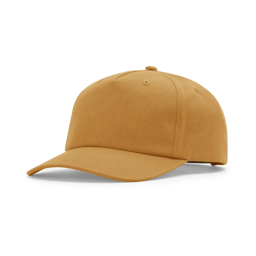 Richardson 356 blank hat in Wheat — front angled view