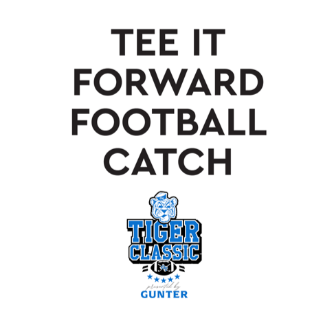 Tiger Classic Tee It Forward Football Catch