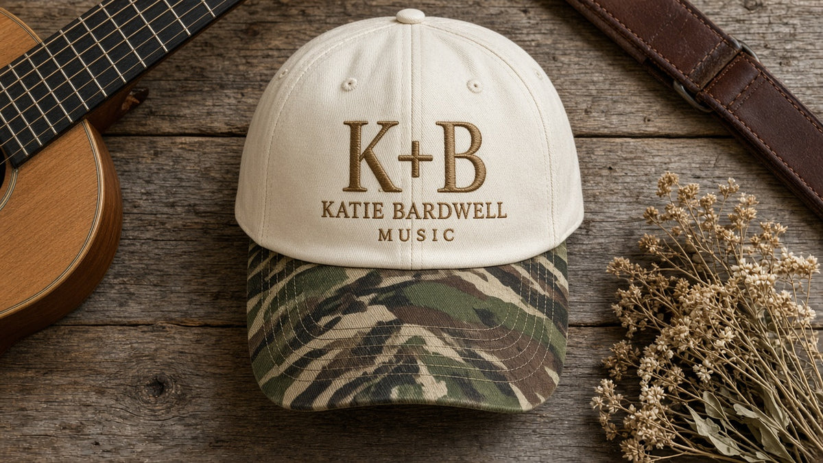 Katie Bardwell Music Hat — flatlay
