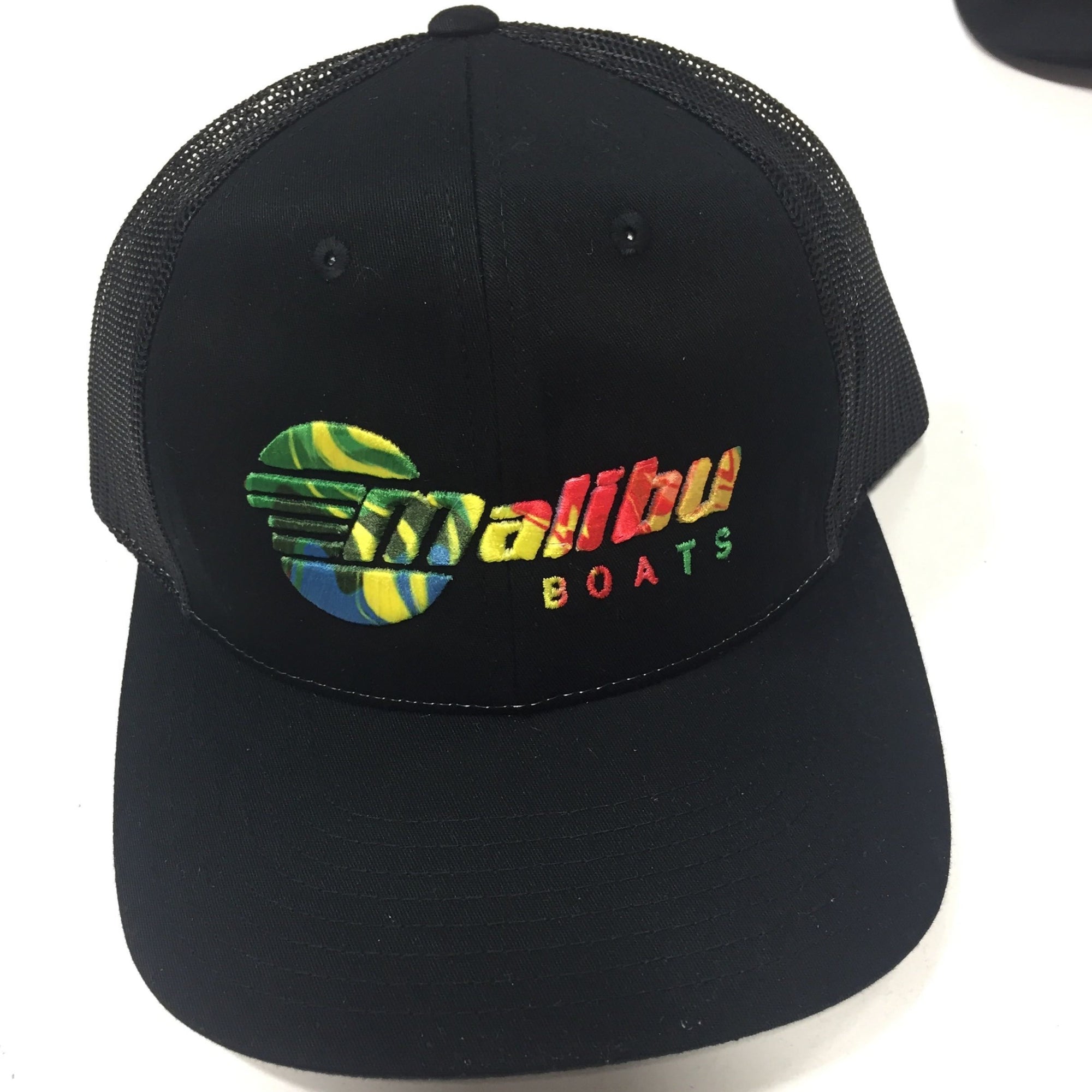 Black Malibu with Marbled Embroidery