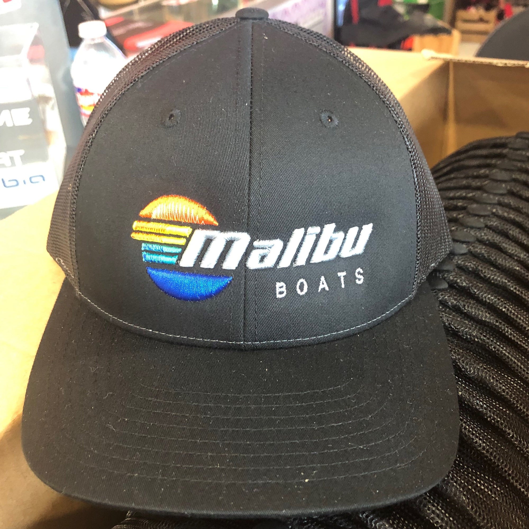 Black Malibu with Multi-Colored Embroidery